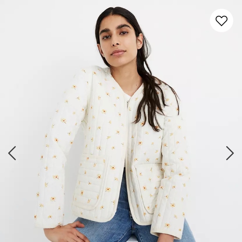 Madewell Floral Quilted jacket